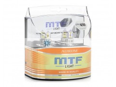 Набор галогеновых ламп MTF Light H3 Aurum 3000K